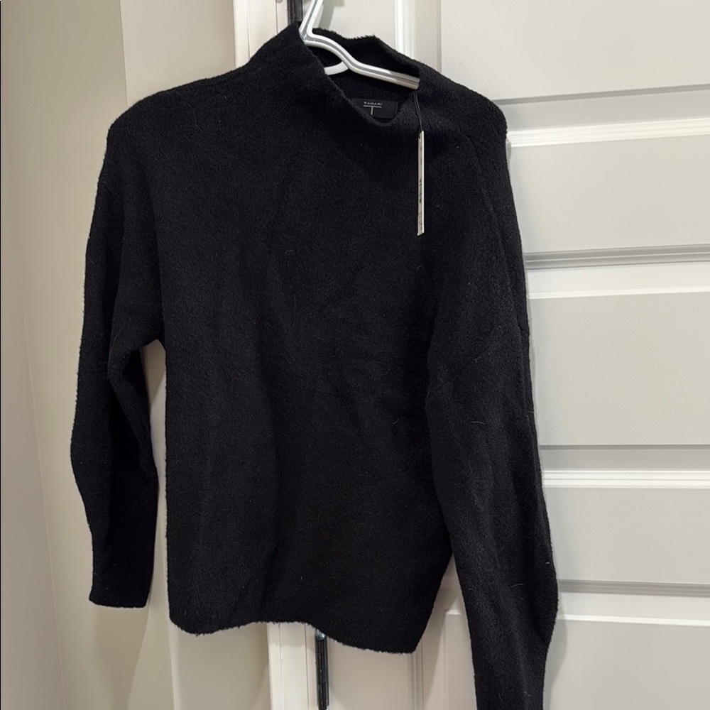 Tahari Black Cowl Neck Sweater